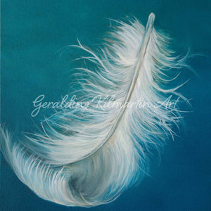 Geraldine Kilmartin Art - Just a Feather - Print