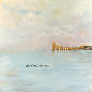 Still Waters at Salthill. Original Oil Painting      SOLD