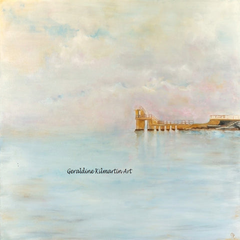 Still Waters at Salthill. Original Oil Painting