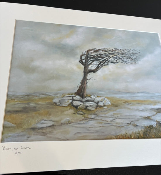Hawthorn, Bent not Broken, limited edition print