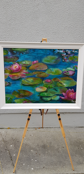 The Lily Pond - Original Oil Painting