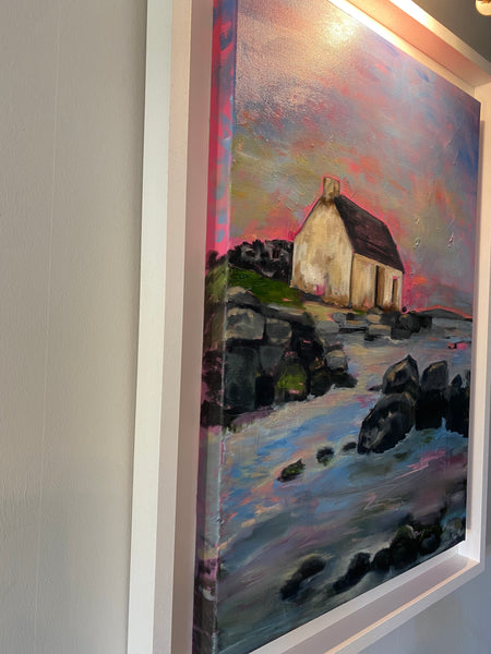 Connemara Fishing Hut Original Oil painting