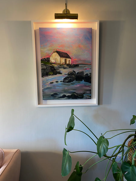 Connemara Fishing Hut Original Oil painting